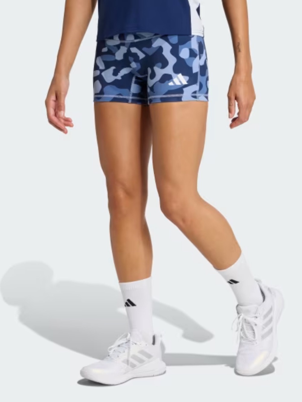 adidas Blue Camo Performance Shorts
